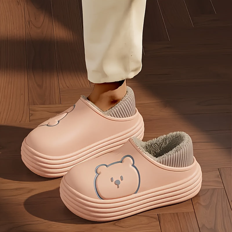 🐻 TeddyStep™ - Soft Bear Slippers | Antideslizantes, cálidas y multiusos.