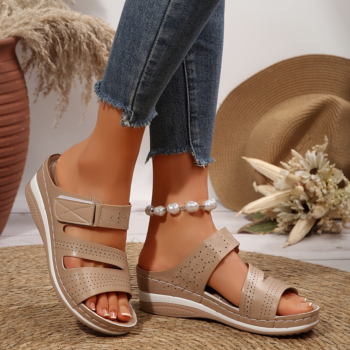Freshwalk - Sandalias ortopédicas traspirables de Verano.