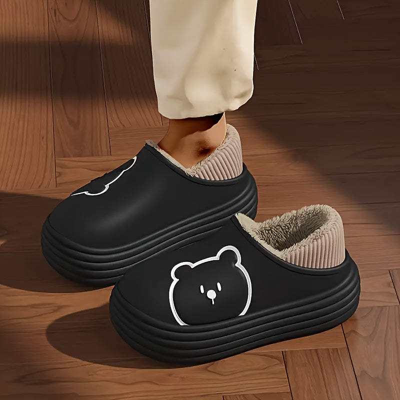 🐻 TeddyStep™ - Soft Bear Slippers | Antideslizantes, cálidas y multiusos.