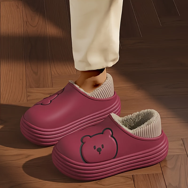 🐻 TeddyStep™ - Soft Bear Slippers | Antideslizantes, cálidas y multiusos.