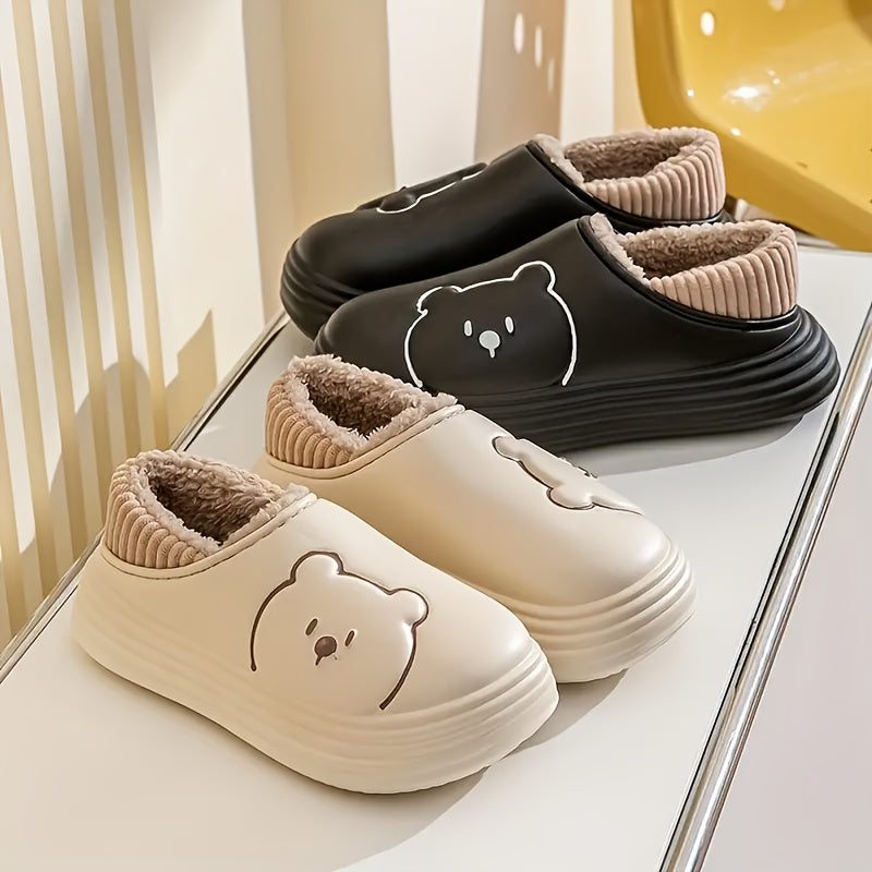🐻 TeddyStep™ - Soft Bear Slippers | Antideslizantes, cálidas y multiusos.