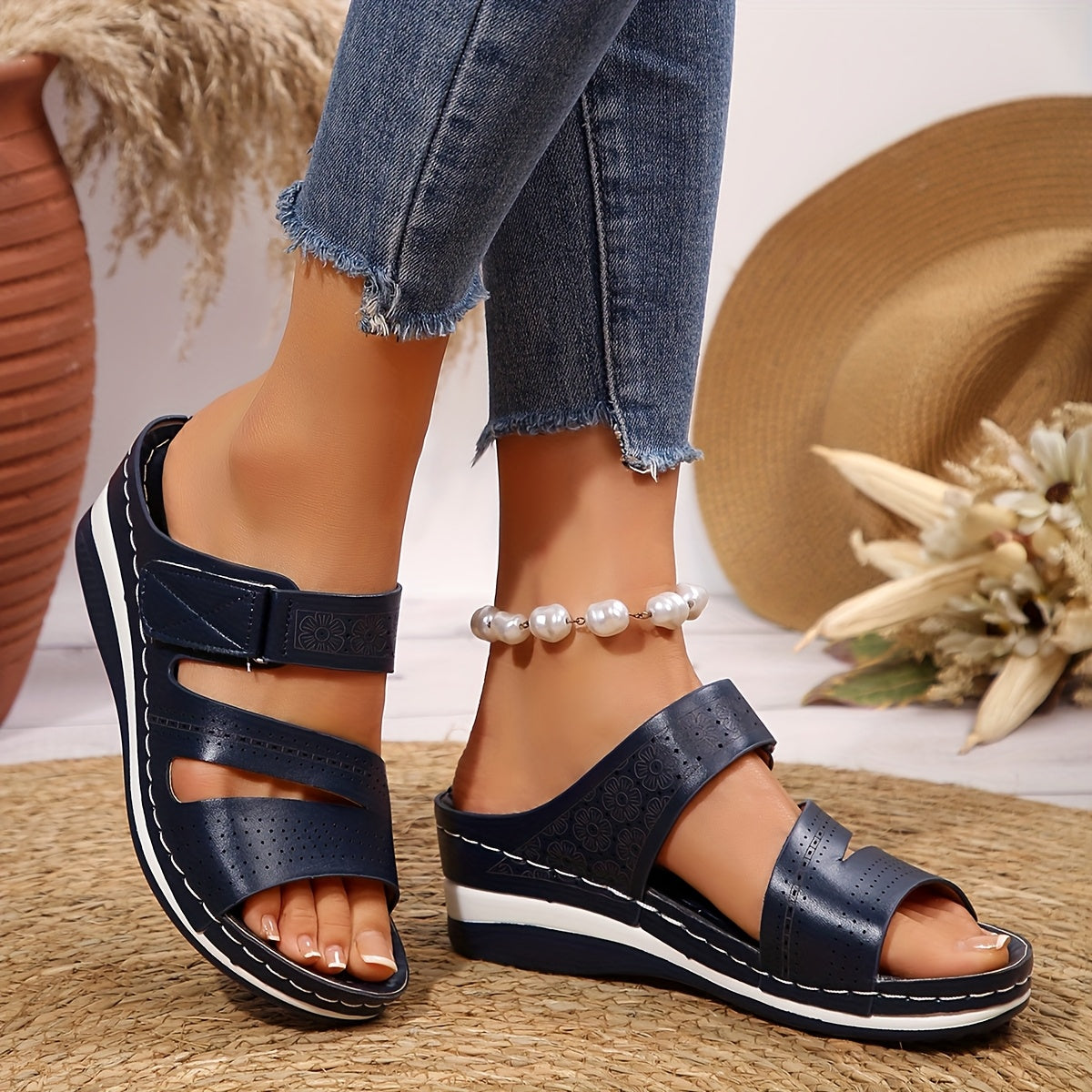 Freshwalk - Sandalias ortopédicas traspirables de Verano.