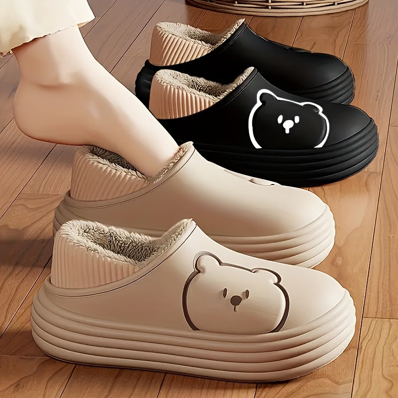 🐻 TeddyStep™ - Soft Bear Slippers | Antideslizantes, cálidas y multiusos.