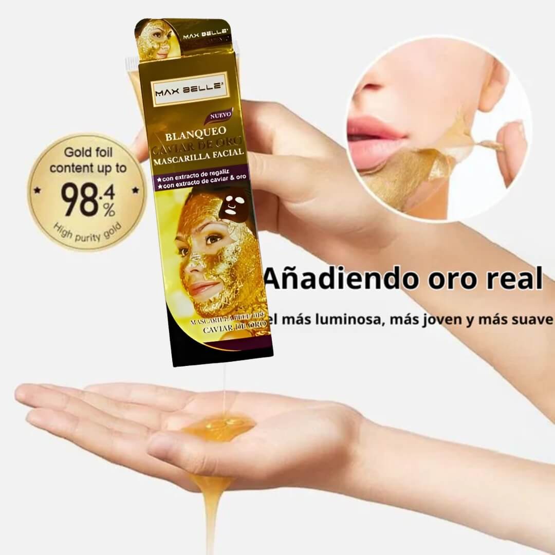 Mask Gold™ Collagen con Ácido Hialurónico 🔥SOLO POR HOY 2X1 🔥