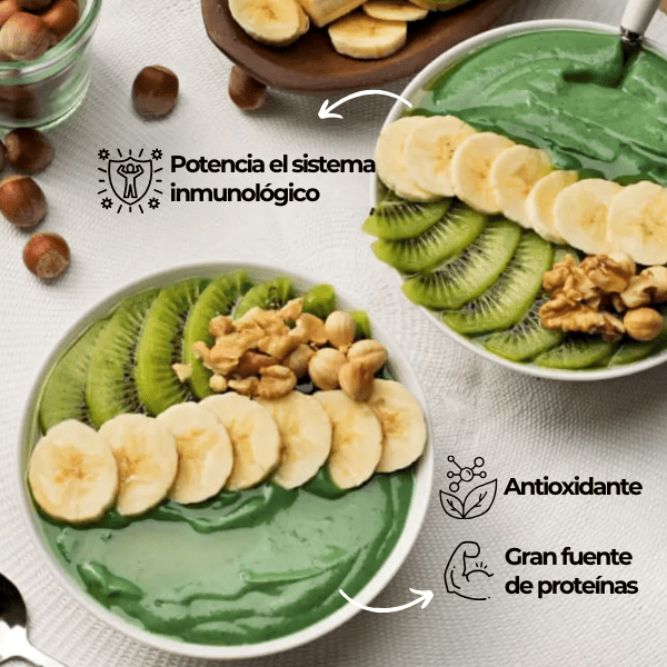 Spirulina en Polvo Superalimento® + Banda Elástica Regalo