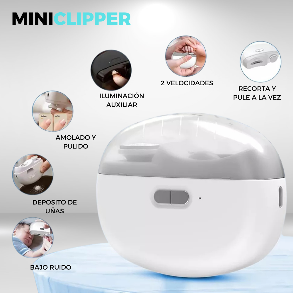 MINICLIPPER™ | Cortaúñas eléctrico 2 en 1