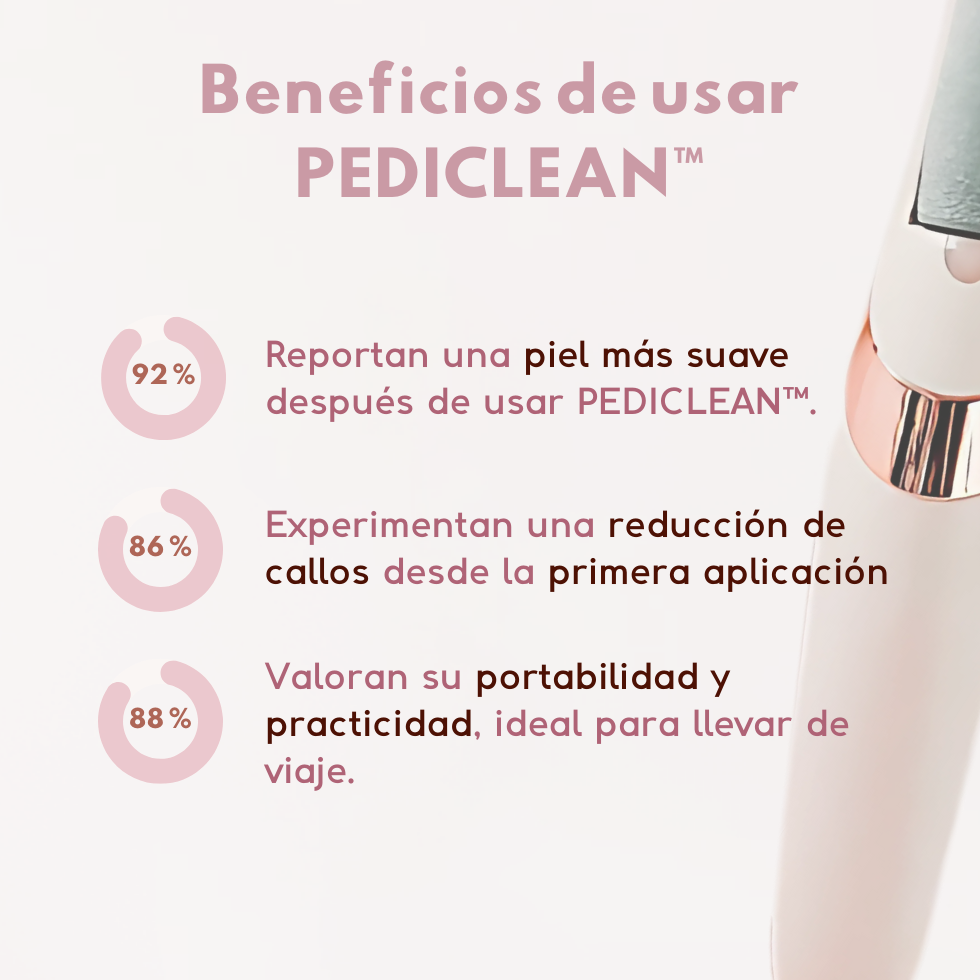 PEDICLEAN™ | REMOVEDOR DE CALLOS ELÉCTRICO