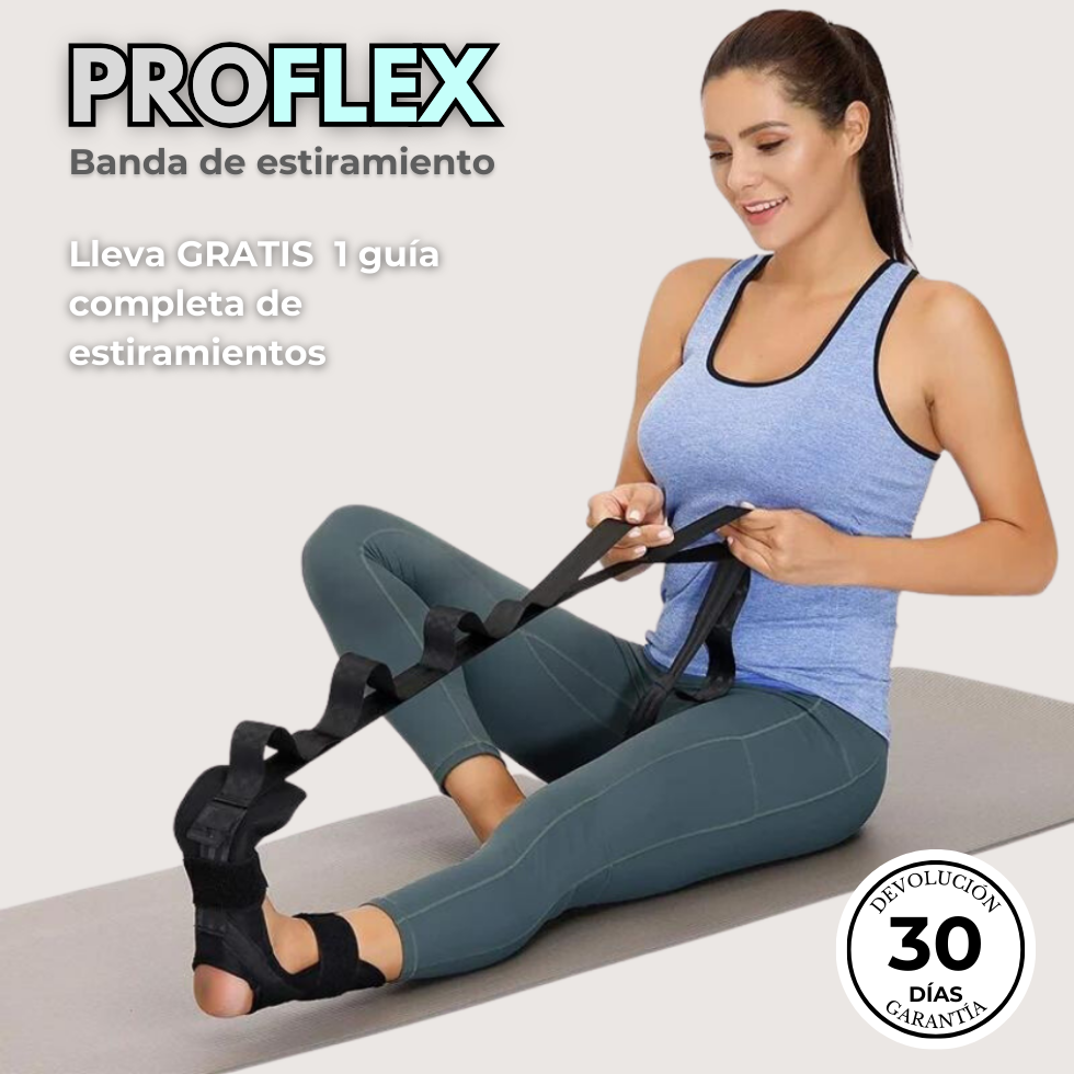 PROFLEX™ | BANDA ORTOPÉDICA + GUÍA ESTIRAMIENTOS