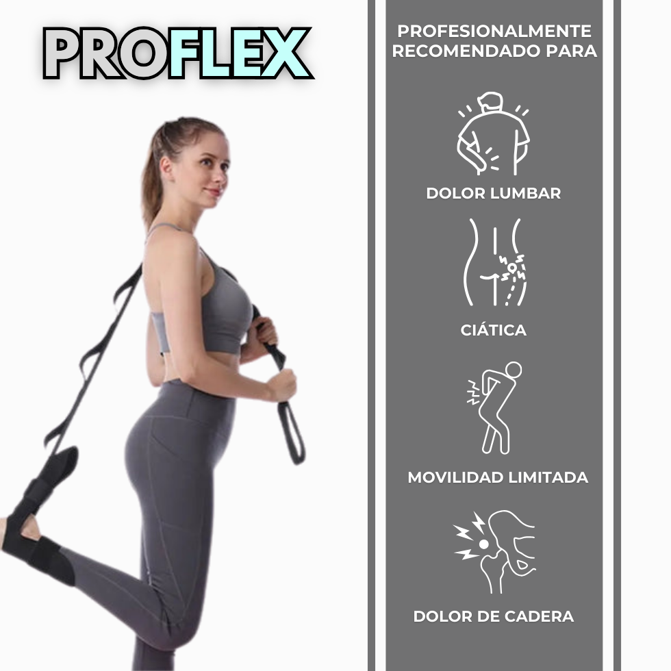 PROFLEX™ | BANDA ORTOPÉDICA + GUÍA ESTIRAMIENTOS