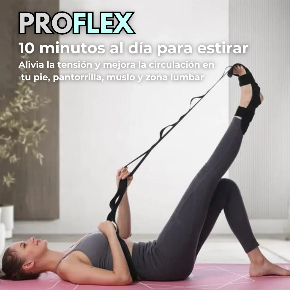 PROFLEX™ | BANDA ORTOPÉDICA + GUÍA ESTIRAMIENTOS