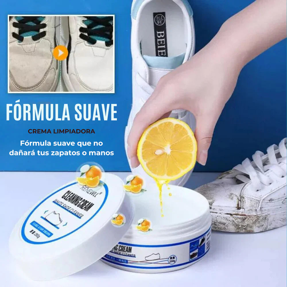 CLEANING CREAM | Crema limpiadora y blanqueadora para zapatillas