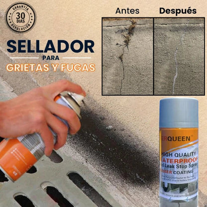 TODOFLEX - Sellador Impermeabilizante Aerosol De Grietas y Fugas