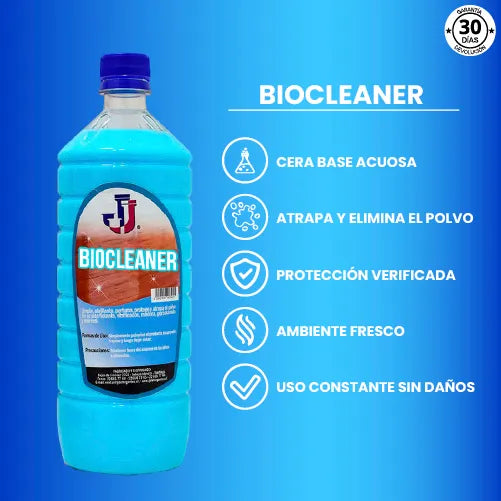3X1 BIOCLEANER | POTENTE LIMPIADOR Y ABRILLANTADOR DE PISOS FLOTANTES