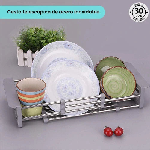 ECORACK | Escurridor Extensible de Acero Inoxidable