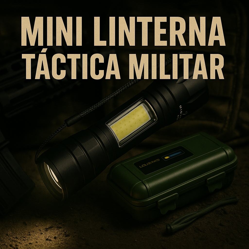 Mini linterna tactica Militar - Promoción