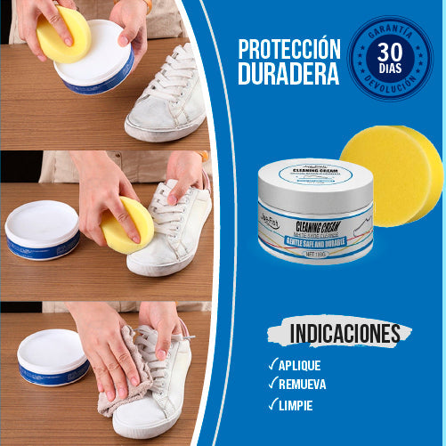 CLEANING CREAM | Crema limpiadora y blanqueadora para zapatillas