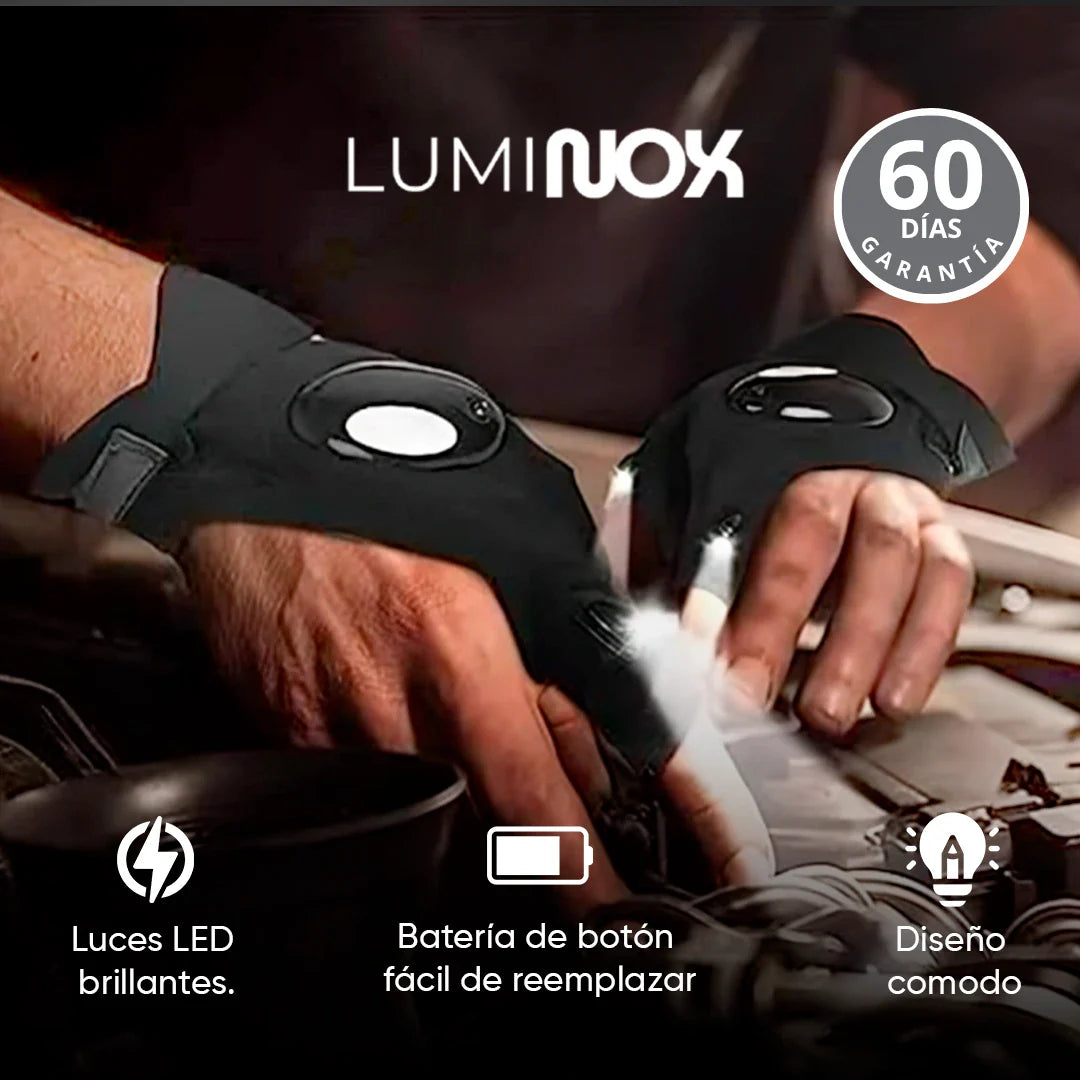 LUMINOX | GUANTES LED INTELIGENTES MULTIUSO