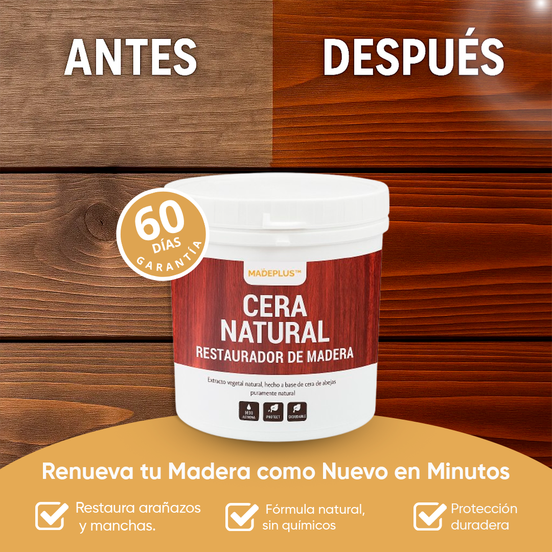 CERA NATURAL RESTAURA MADERA | MADEPLUS™