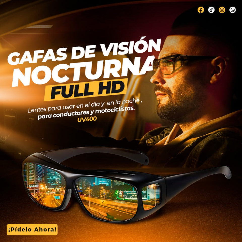 Gafas con visión nocturna HD para Conducir de Noche