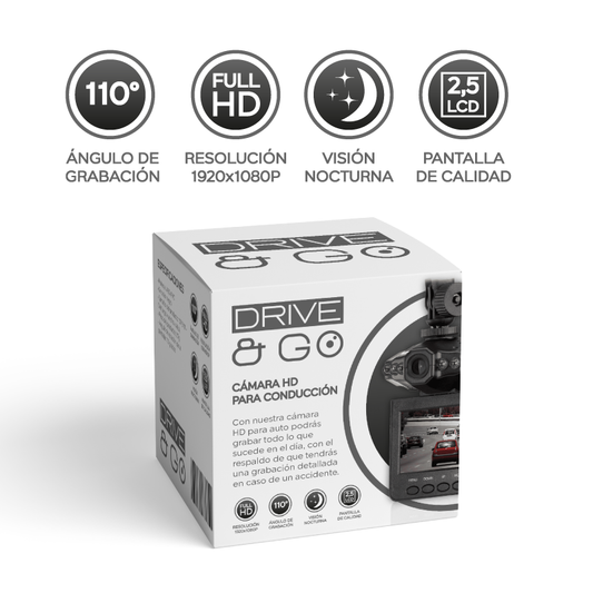 Cámara Full HD para conducción - Drive&Go™