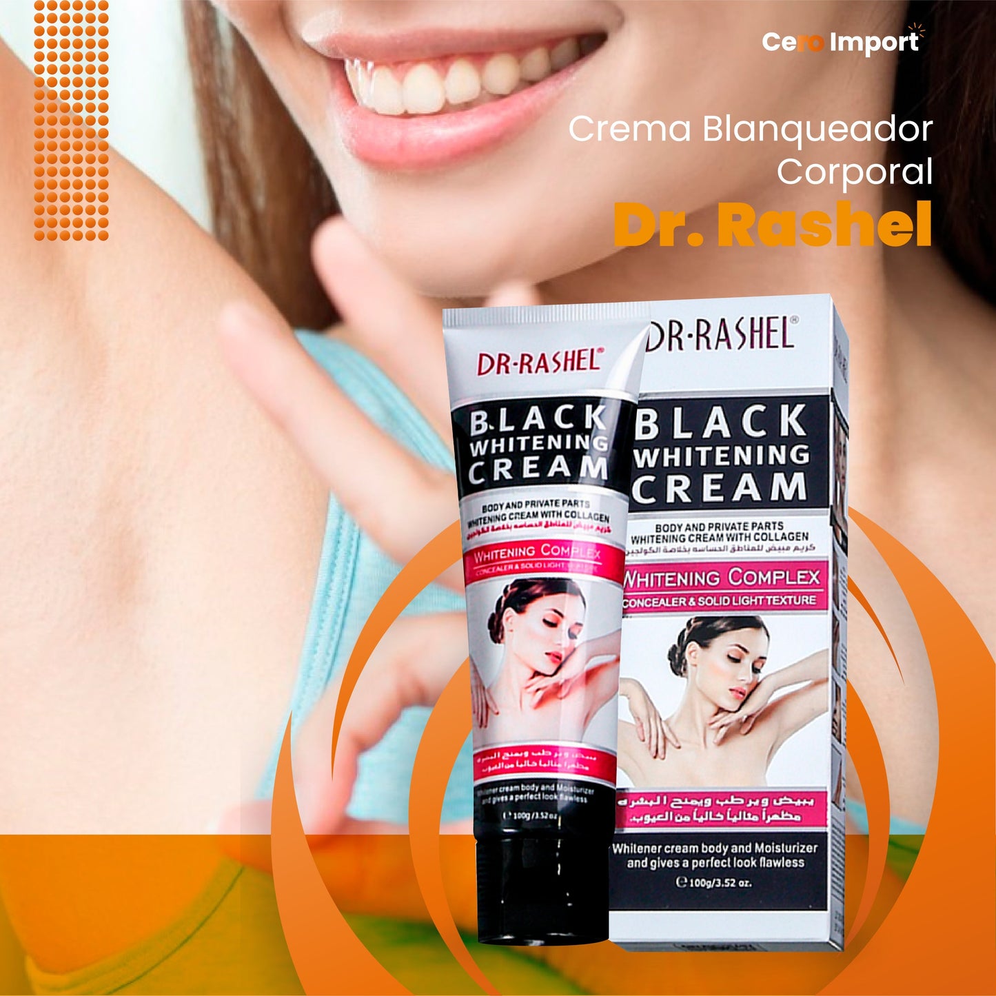 Crema Blanqueadora Corporal - Dr Rashel